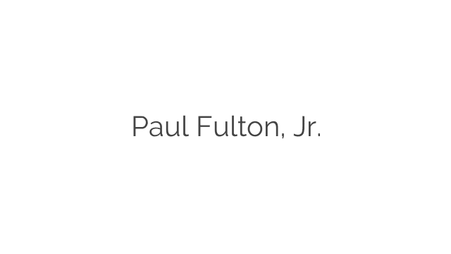 Paul Fulton, Jr.